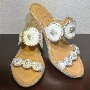 Jack Rogers Shelby Wedge Heels |Size 8M